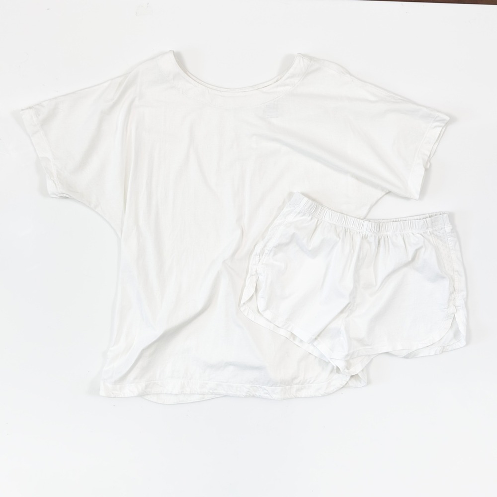 KENT Organic Supima Cotton‎ Sleep Set – Tee + Shorts (Size L)